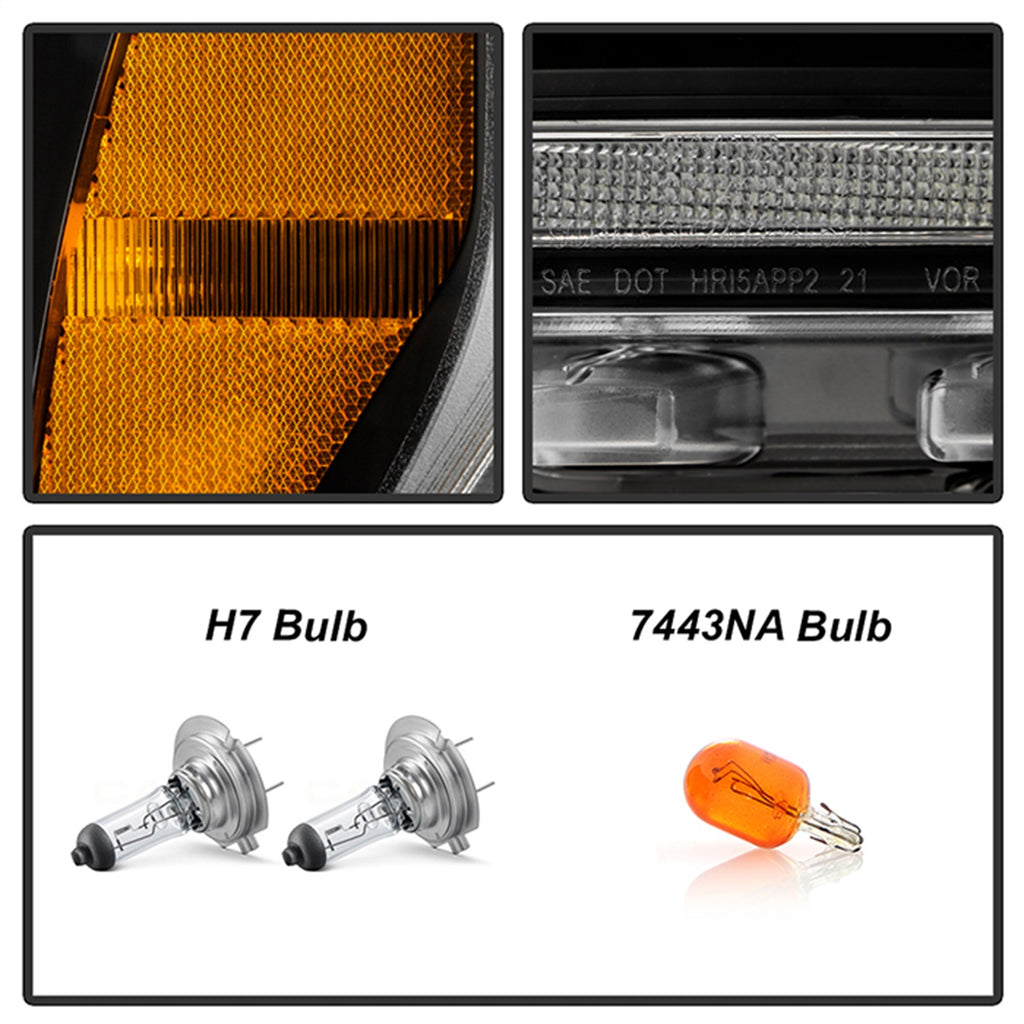 Spyder Auto 5088703 LED Crystal Headlights for Select Ford F-150