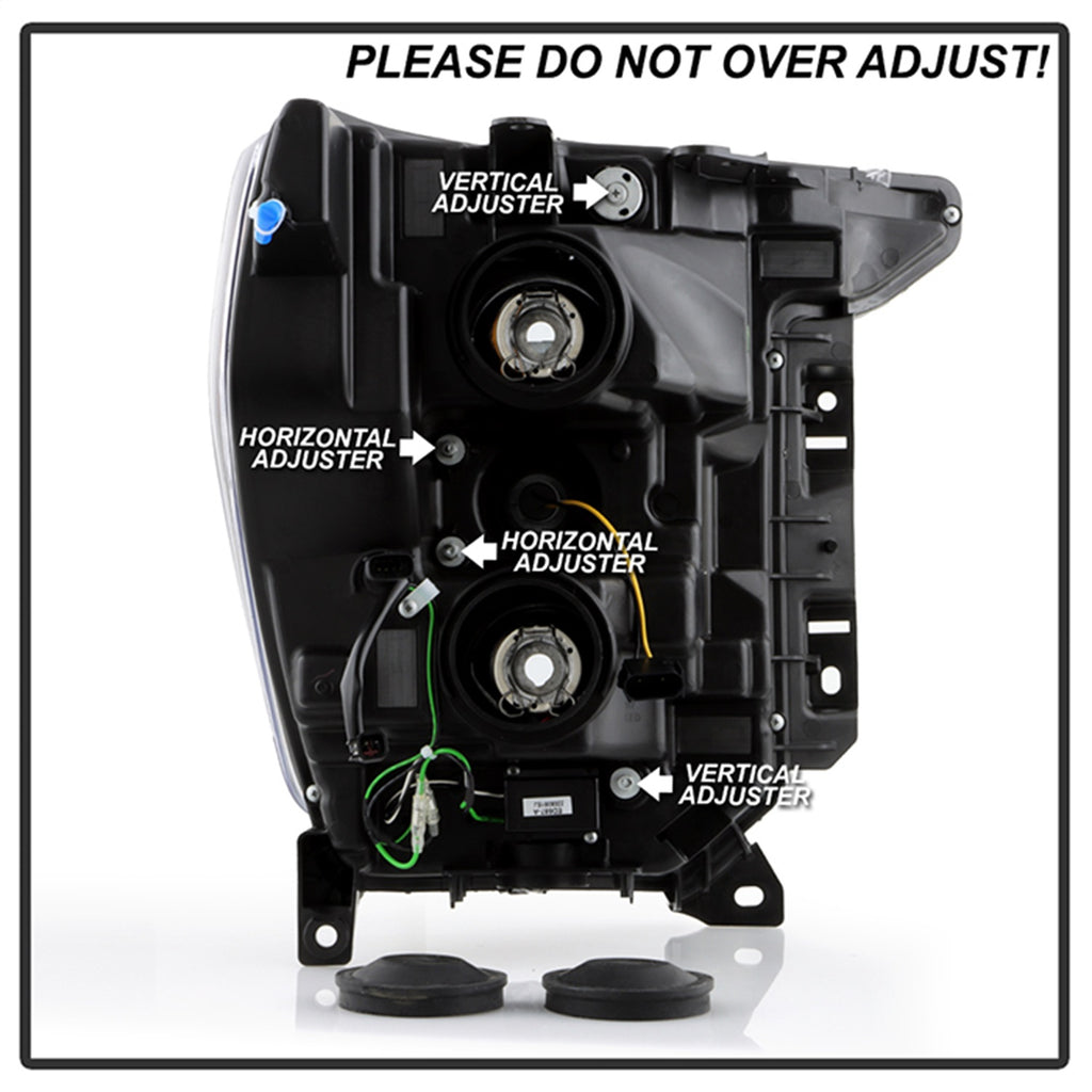 Spyder Auto 5088703 LED Crystal Headlights for Select Ford F-150