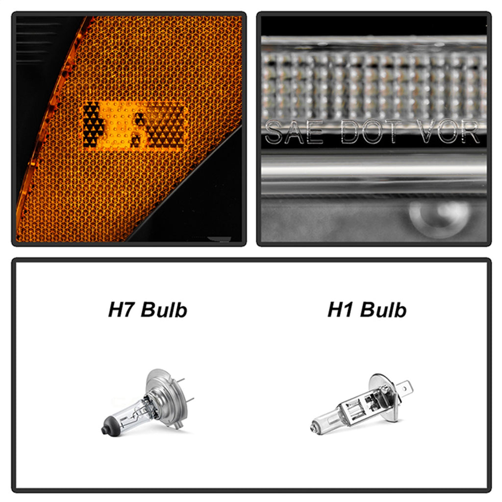 Spyder Auto 5088628 Projector Headlights for Select Ford F-250 Super Duty, Ford F-350 Super Duty, Ford F-450 Super Duty