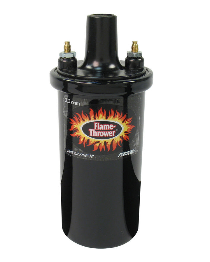 PERTRONIX IGNITION 40511 Flame-Thrower Coil - Black- Oil Filled 3 ohm