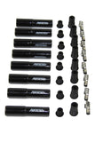 PERTRONIX IGNITION 8562HT-8 Ceramic Spark Plug Boot Kit Straight 8pk Black
