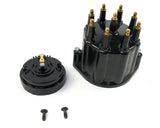 PERTRONIX IGNITION D600710 Dist. Cap & Rotor Kit - Black w/Male Tower