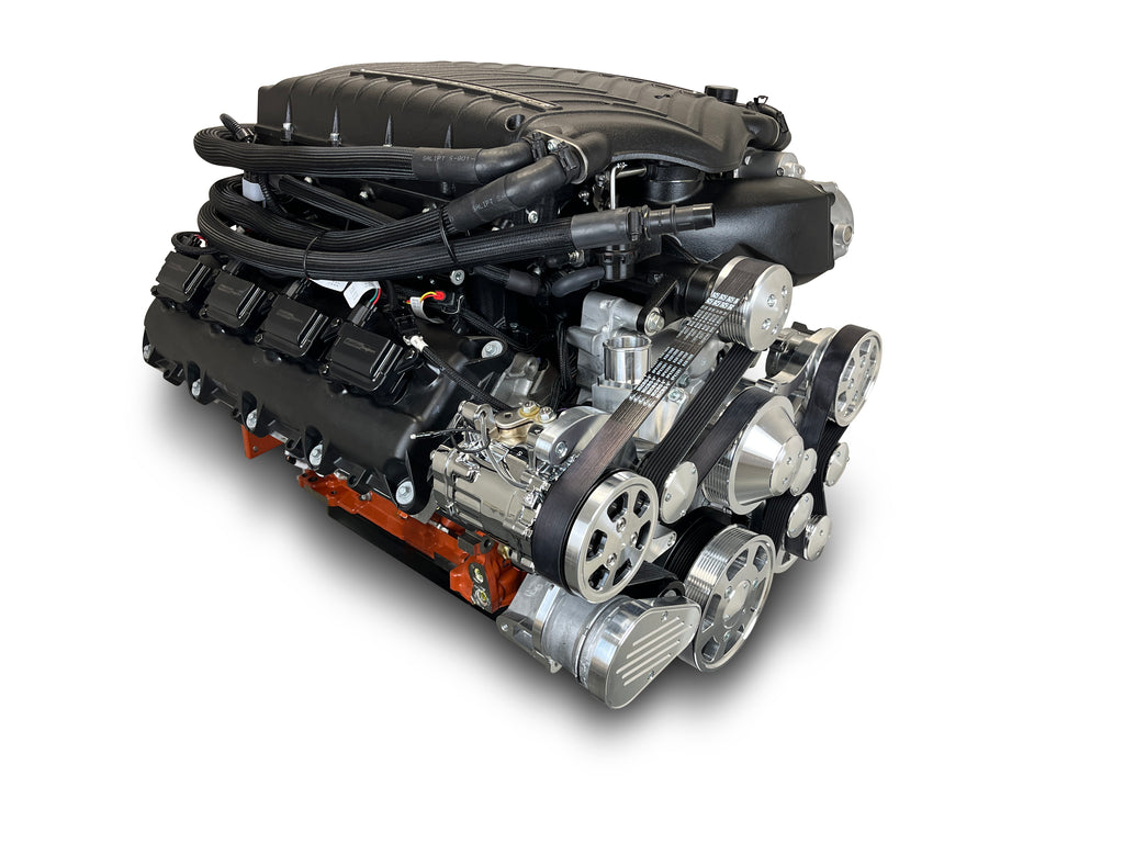 BluePrint Engines PS426SCTK 426CI Chrysler HEMI Compatible Deluxe Dressed -Supercharged -Polished Kit for Select Chrysler 300, Chrysler New Yorker, Chrysler Newport, Chrysler Town & Country, Dodge 330, Dodge 440, Dodge 880, Dodge Challenger, Dodge