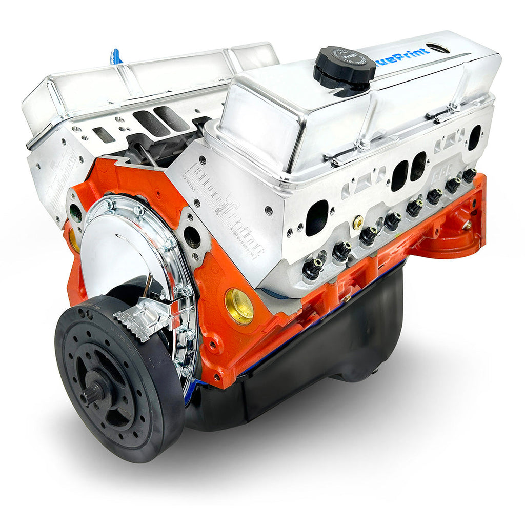 BluePrint Engines PS4272CT1 427CI GM Small Block Compatible Long Block for Select Chevrolet Bel Air, Chevrolet Biscayne, Chevrolet Blazer, Chevrolet Brookwood, Chevrolet C10, Chevrolet C10 Pickup, Chevrolet C10 Suburban, Chevrolet C20, Chevrolet C20