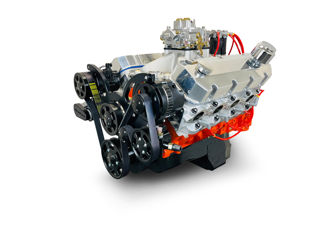 BluePrint Engines PS5401CTCKB 540CI GM Big Block Compatible Deluxe Dressed -Carb -Black Kit for Select Chevrolet Bel Air, Chevrolet Biscayne, Chevrolet Blazer, Chevrolet Brookwood, Chevrolet C10, Chevrolet C10 Pickup, Chevrolet C10 Suburban, Chevrolet