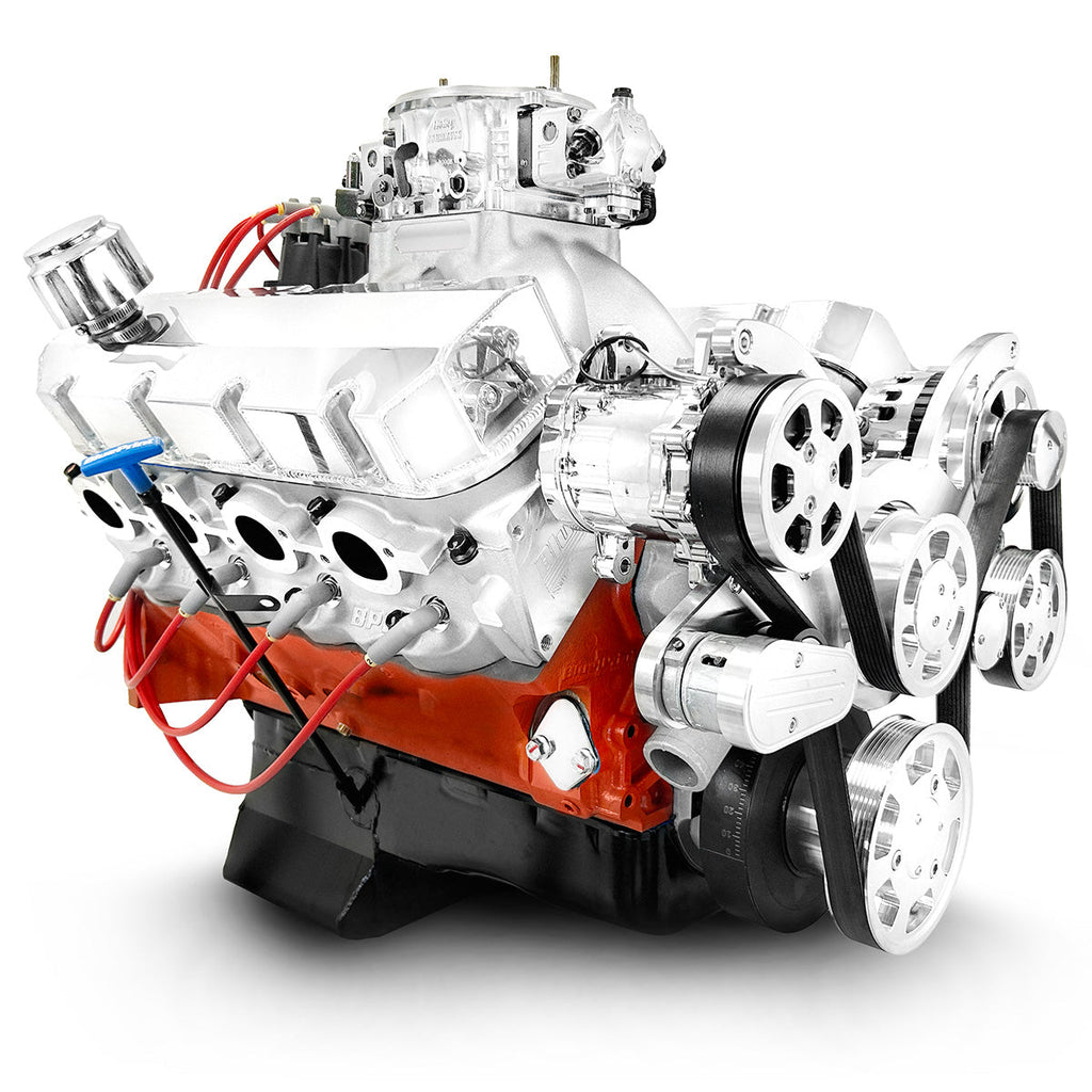 BluePrint Engines PS5720CTCK 572CI GM Big Block Compatible Deluxe Dressed -Carb -Polished Kit for Select Chevrolet Bel Air, Chevrolet Biscayne, Chevrolet Blazer, Chevrolet Brookwood, Chevrolet C10, Chevrolet C10 Pickup, Chevrolet C10 Suburban, Chevrolet