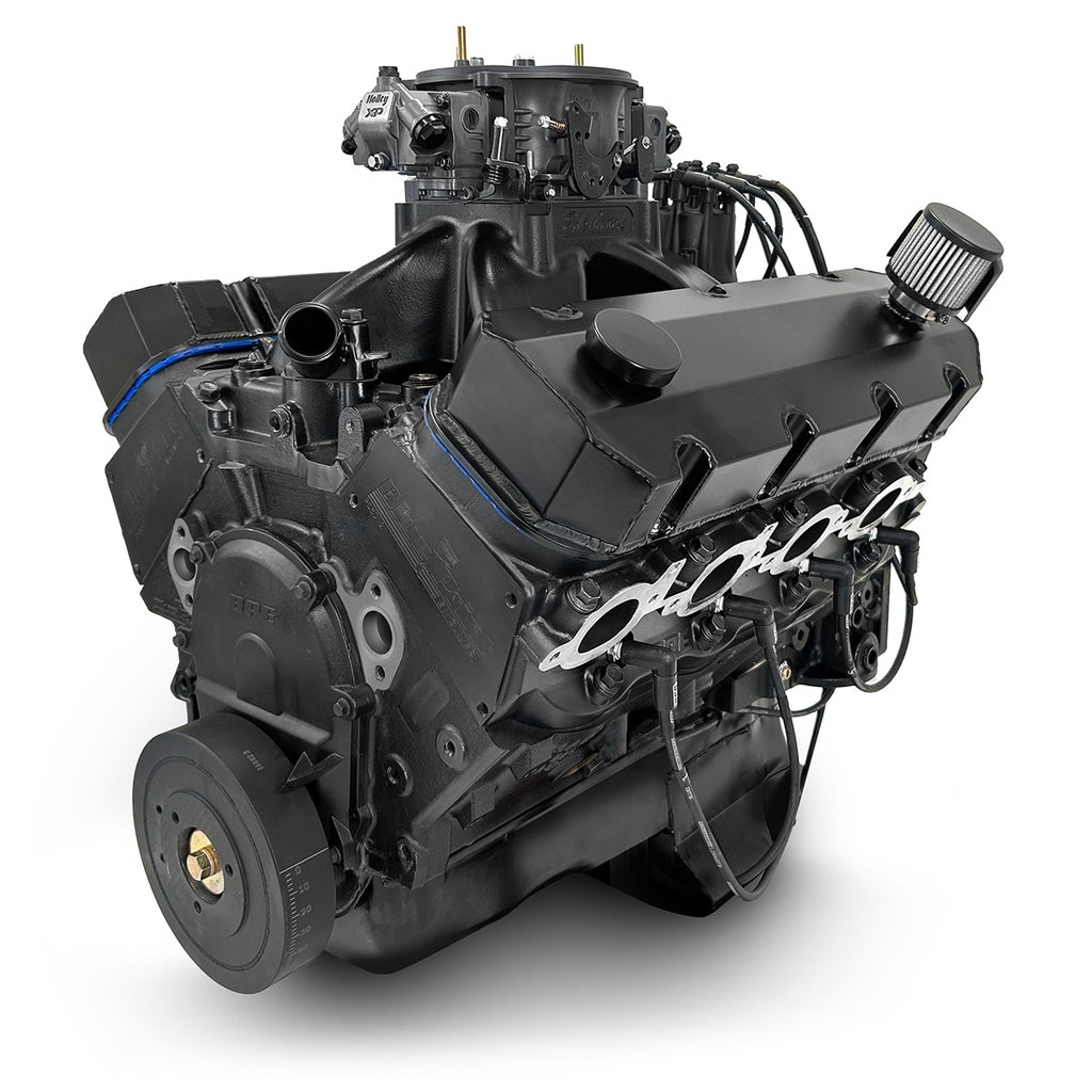 BluePrint Engines PS6320CTCX 632CI GM Big Block Compatible Base Dressed -Carb -Blackout for Select Chevrolet Bel Air, Chevrolet Biscayne, Chevrolet Blazer, Chevrolet Brookwood, Chevrolet C10, Chevrolet C10 Pickup, Chevrolet C10 Suburban, Chevrolet C20,
