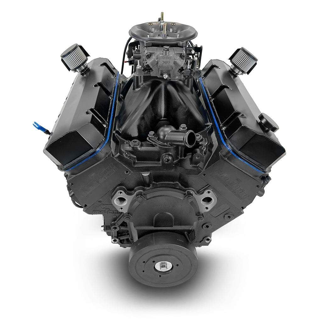 BluePrint Engines PS6320CTCX 632CI GM Big Block Compatible Base Dressed -Carb -Blackout for Select Chevrolet Bel Air, Chevrolet Biscayne, Chevrolet Blazer, Chevrolet Brookwood, Chevrolet C10, Chevrolet C10 Pickup, Chevrolet C10 Suburban, Chevrolet C20,