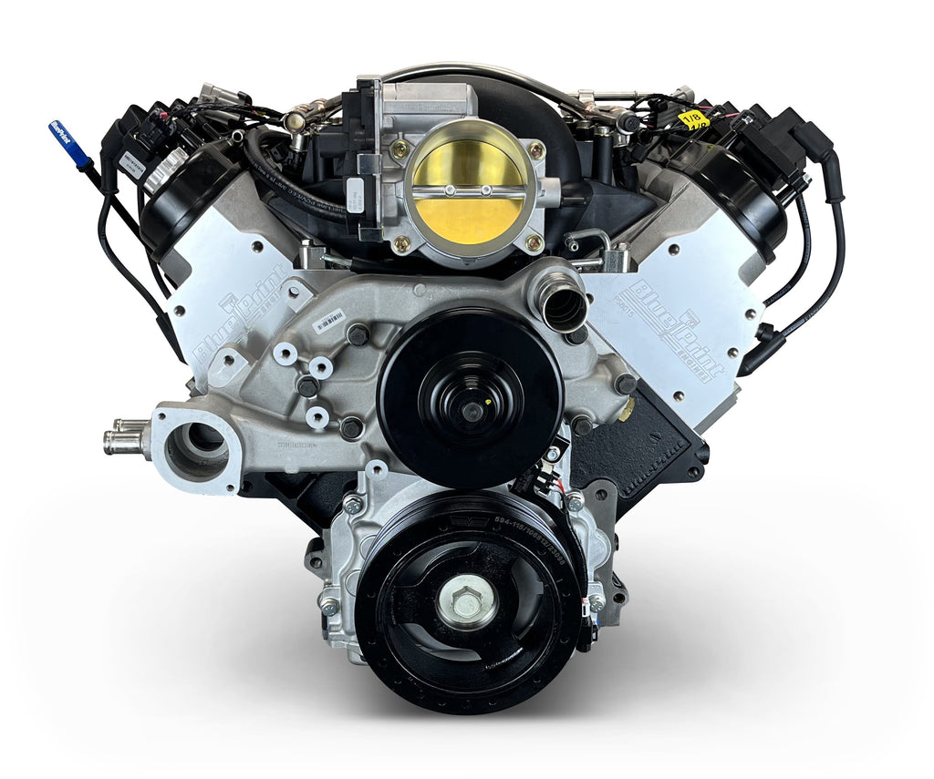 BluePrint Engines PSLS37630CTF 376CI GM LS Compatible Base Dressed -EFI for Select Chevrolet B60, Chevrolet B7, Chevrolet Bel Air, Chevrolet Biscayne, Chevrolet Brookwood, Chevrolet C50, Chevrolet C60, Chevrolet C60 Kodiak, Chevrolet C6500 Kodiak,