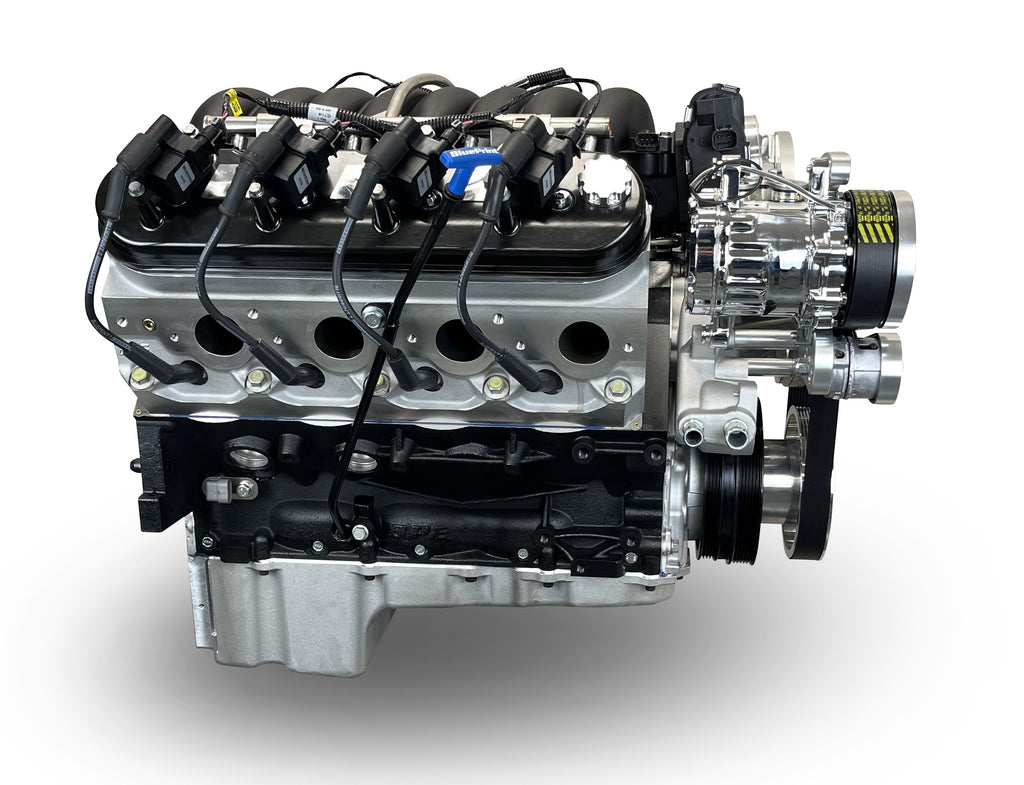 BluePrint Engines PSLS3763CTFK 376CI GM LS Compatible Deluxe Dressed -EFI -Polished Kit for Select Chevrolet B60, Chevrolet B7, Chevrolet Bel Air, Chevrolet Biscayne, Chevrolet Brookwood, Chevrolet C50, Chevrolet C60, Chevrolet C60 Kodiak, Chevrolet