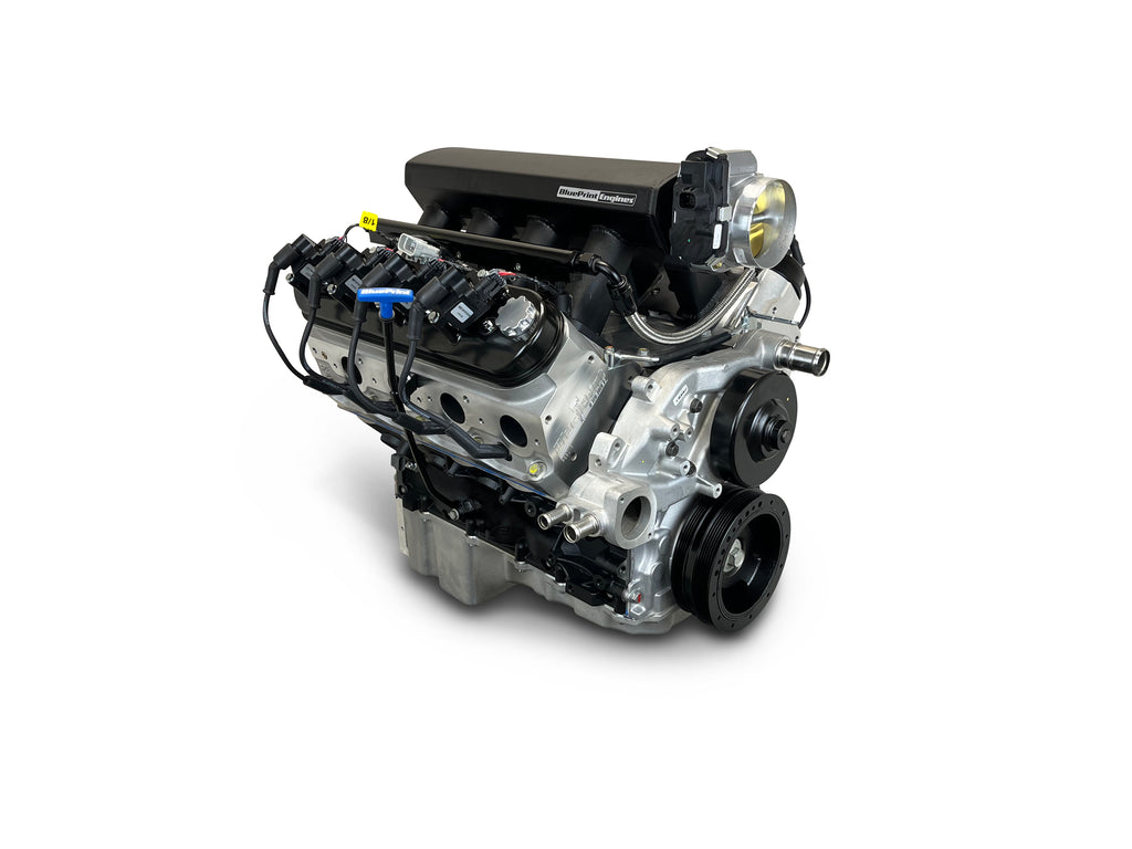 BluePrint Engines PSLS37650CTF 376CI GM LS Compatible Base Dressed -EFI for Select Chevrolet B60, Chevrolet B7, Chevrolet Bel Air, Chevrolet Biscayne, Chevrolet Brookwood, Chevrolet C50, Chevrolet C60, Chevrolet C60 Kodiak, Chevrolet C6500 Kodiak,