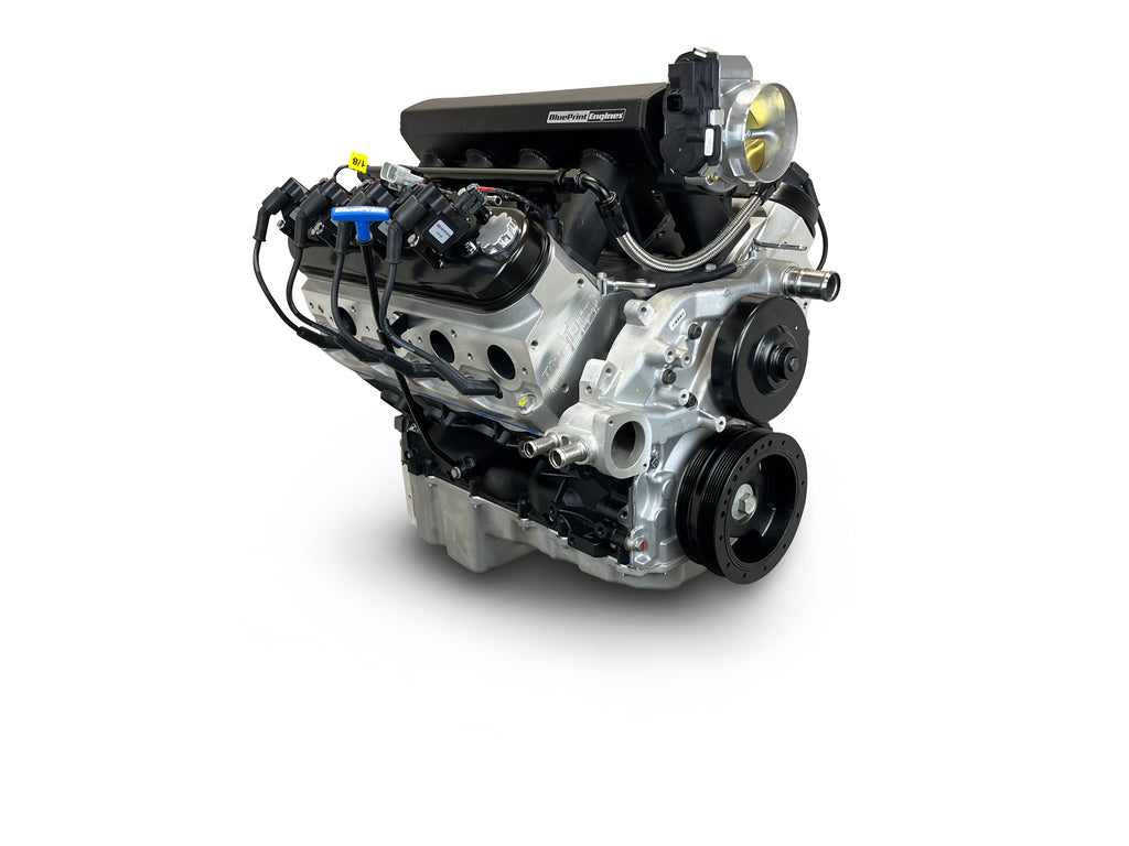 BluePrint Engines PSLS37650CTF 376CI GM LS Compatible Base Dressed -EFI for Select Chevrolet B60, Chevrolet B7, Chevrolet Bel Air, Chevrolet Biscayne, Chevrolet Brookwood, Chevrolet C50, Chevrolet C60, Chevrolet C60 Kodiak, Chevrolet C6500 Kodiak,