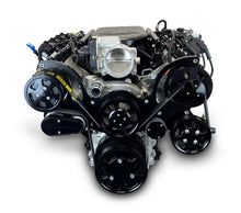 Load image into Gallery viewer, BluePrint Engines PSLS37681CTFKB 376CI GM LS Compatible Deluxe Dressed -EFI -Black Kit for Select Chevrolet B60, Chevrolet B7, Chevrolet Bel Air, Chevrolet Biscayne, Chevrolet Brookwood, Chevrolet C50, Chevrolet C60, Chevrolet C60 Kodiak, Chevrolet C6500