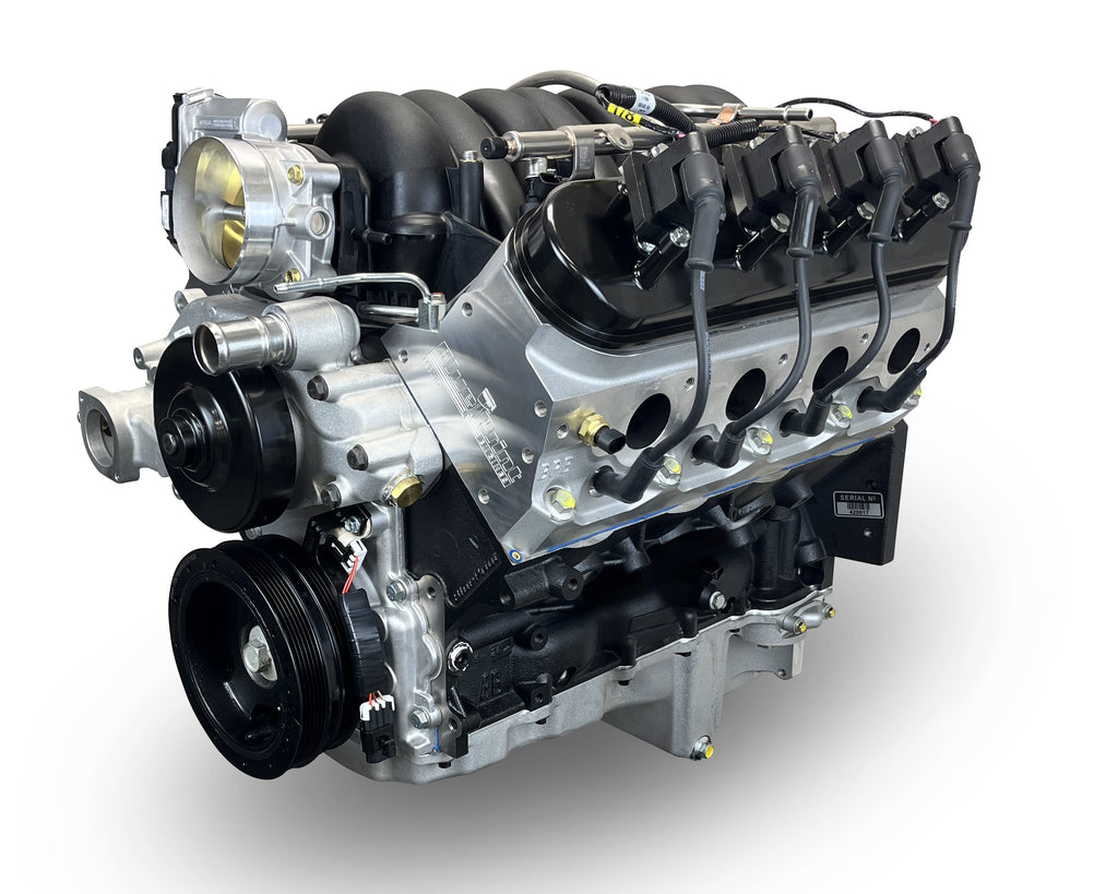 BluePrint Engines PSLS4273CTF 427CI GM LS Compatible Base Dressed -EFI for Select Chevrolet B60, Chevrolet B7, Chevrolet Bel Air, Chevrolet Biscayne, Chevrolet Brookwood, Chevrolet C50, Chevrolet C60, Chevrolet C60 Kodiak, Chevrolet C6500 Kodiak,