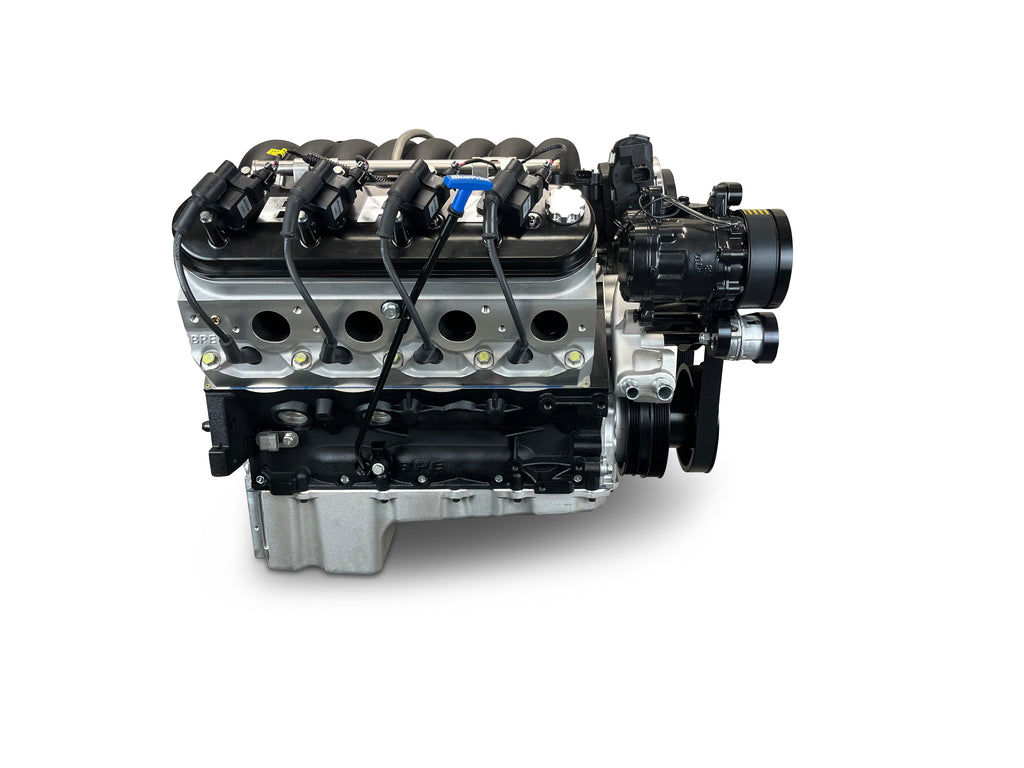 BluePrint Engines PSLS4273CTFKB 427CI GM LS Compatible Deluxe Dressed -EFI -Black Kit for Select Chevrolet B60, Chevrolet B7, Chevrolet Bel Air, Chevrolet Biscayne, Chevrolet Brookwood, Chevrolet C50, Chevrolet C60, Chevrolet C60 Kodiak, Chevrolet C6500