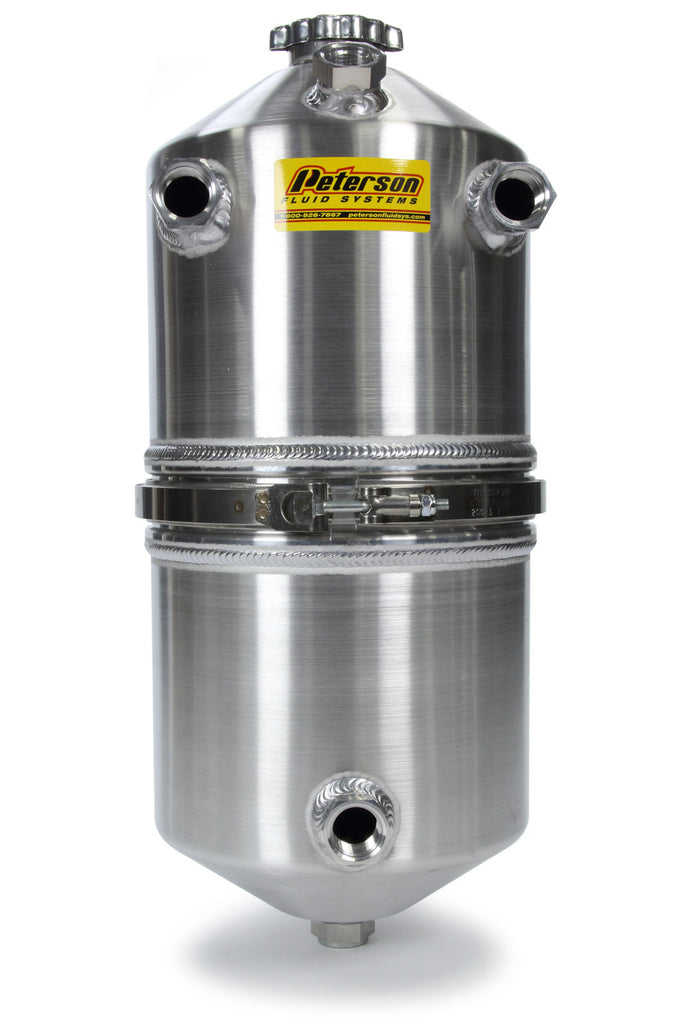 PETERSON FLUID 08-0014 Dry Sump Tank 5 Gal Dual Scavenge