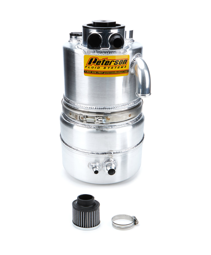 PETERSON FLUID 08-9019 Dry Sump Tank 5Gal w/ 10in Bottom