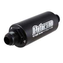 Load image into Gallery viewer, PETERSON FLUID 09-0620 Fuel Filter -6an 100 Micro Black