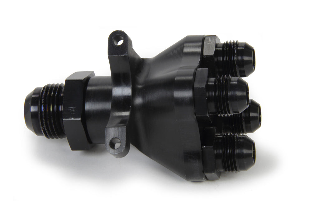 PETERSON FLUID 10-1080 5-Way Billet Manifold 12 x 8 x 8 x 8 x 8