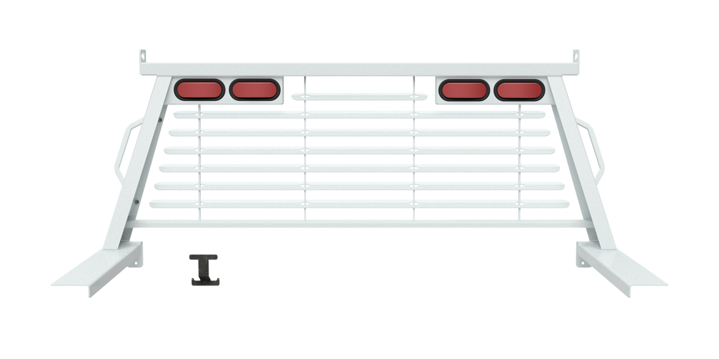 B&W Trailer Hitches PUCP7500WA B&W Custom Headache Rack w/ LED Brake, Turn, Tail Lights for Ford Trucks - Truck Part Superstore