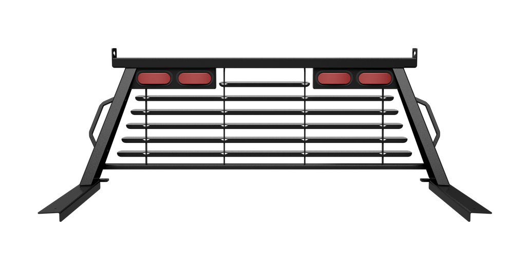 B&W Trailer Hitches PUCP7522BA B&W Custom Headache Rack w/ LED Brake, Turn, Tail Lights for Dodge & RAM Trucks - Truck Part Superstore