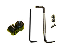 Load image into Gallery viewer, PULSE RACING INNOVATIONS LTP001BK Tear Off Post Black Lockdown w/Tools
