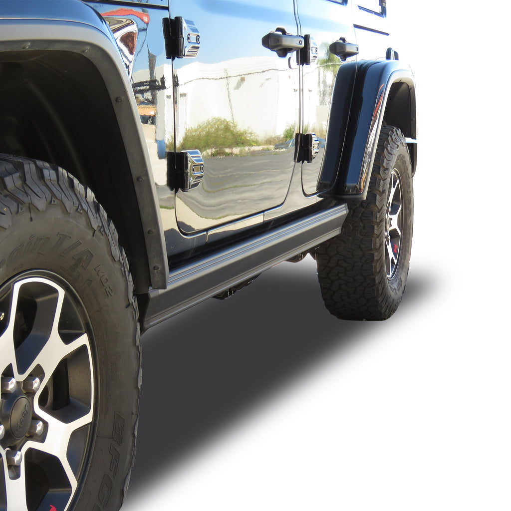 Black Horse Off Road PWBR5065 Elite Retractable Power Board for Select Jeep Wrangler