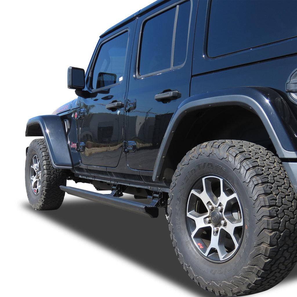 Black Horse Off Road PWBR5165 Elite Retractable Power Board for Select Jeep Wrangler