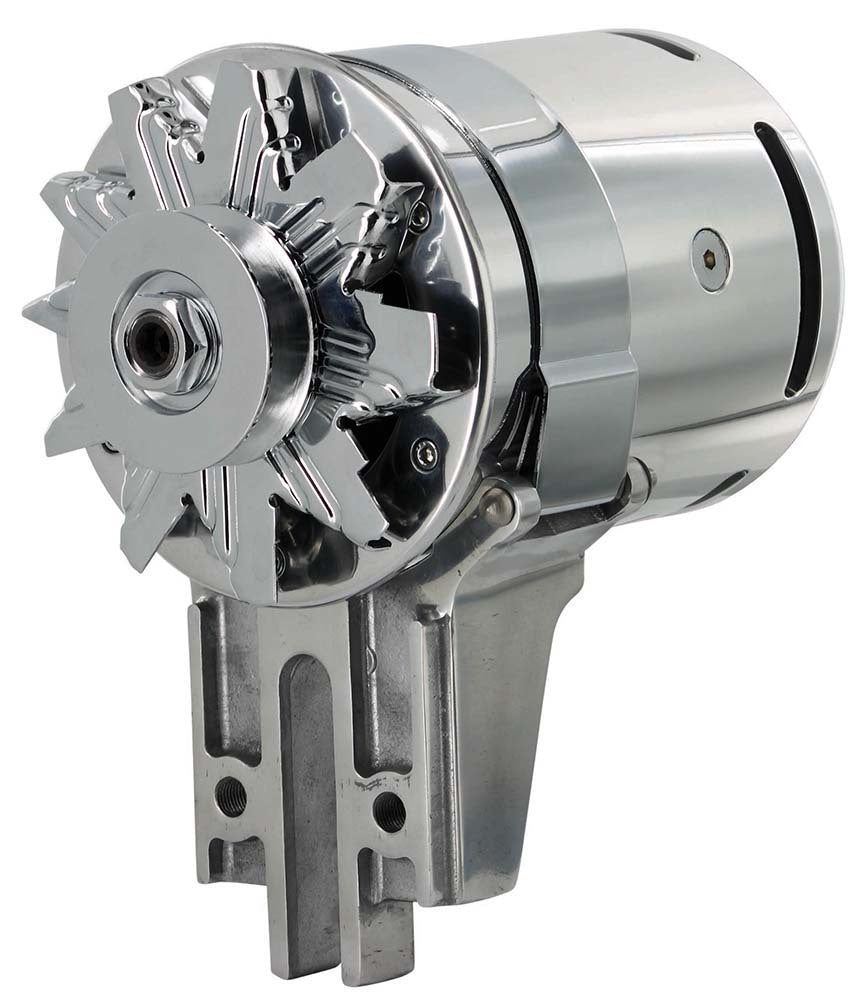 POWERMASTER 282021 49-53 Ford Flathead Power Gen Alt Polished