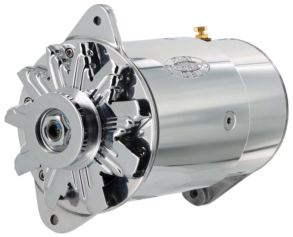POWERMASTER 282051 Power Generator 90 Amps GM Long - Polished
