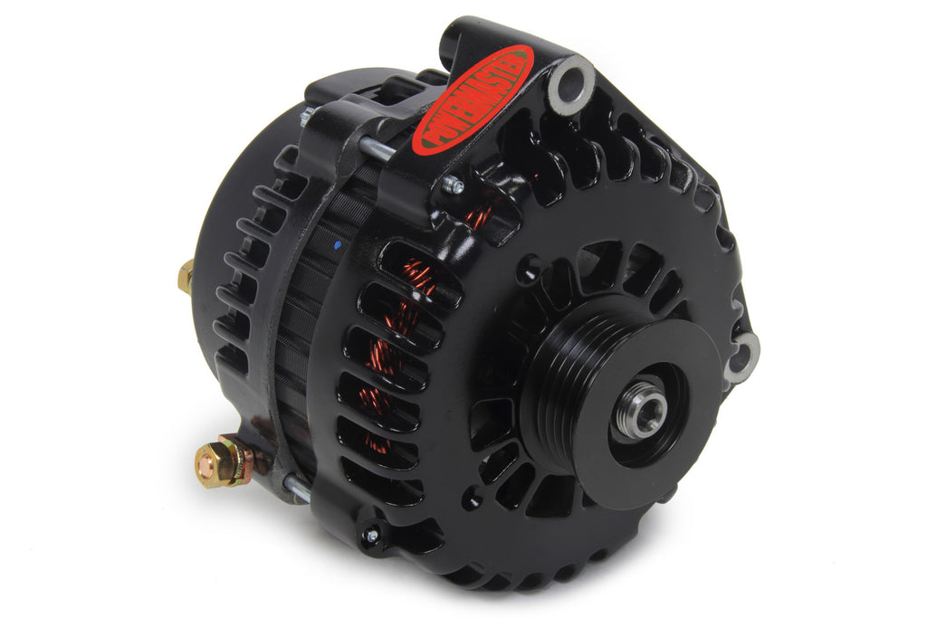POWERMASTER 582378 Alternator 220 Amps GM 6-Groove - Black