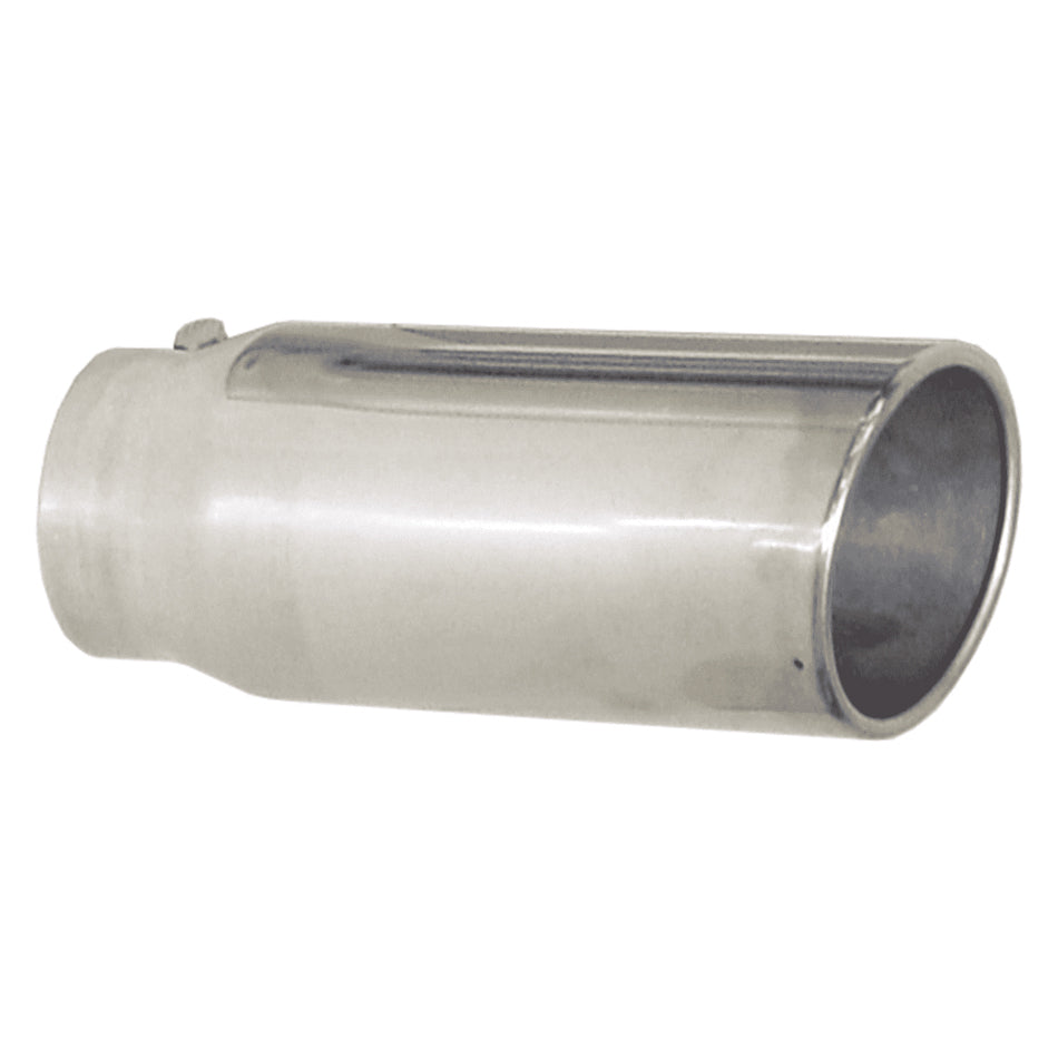 PYPES PERFORMANCE EXHAUST EVT405 Exhaust Tip 4in x 5in 12in L Polished Bolt-on