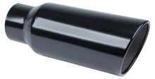 Load image into Gallery viewer, PYPES PERFORMANCE EXHAUST EVT507B Exhaust Tip 5in x 7in 18in Rolled Blk Weld-on