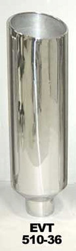 PYPES PERFORMANCE EXHAUST EVT510-36 Exhaust Stack 5in x 10in 36in L Polished