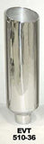 PYPES PERFORMANCE EXHAUST EVT510-36 Exhaust Stack 5in x 10in 36in L Polished