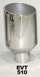 PYPES PERFORMANCE EXHAUST EVT510 Exhaust Tip 5in x 10in 18in Rolled Pol. Weld-on