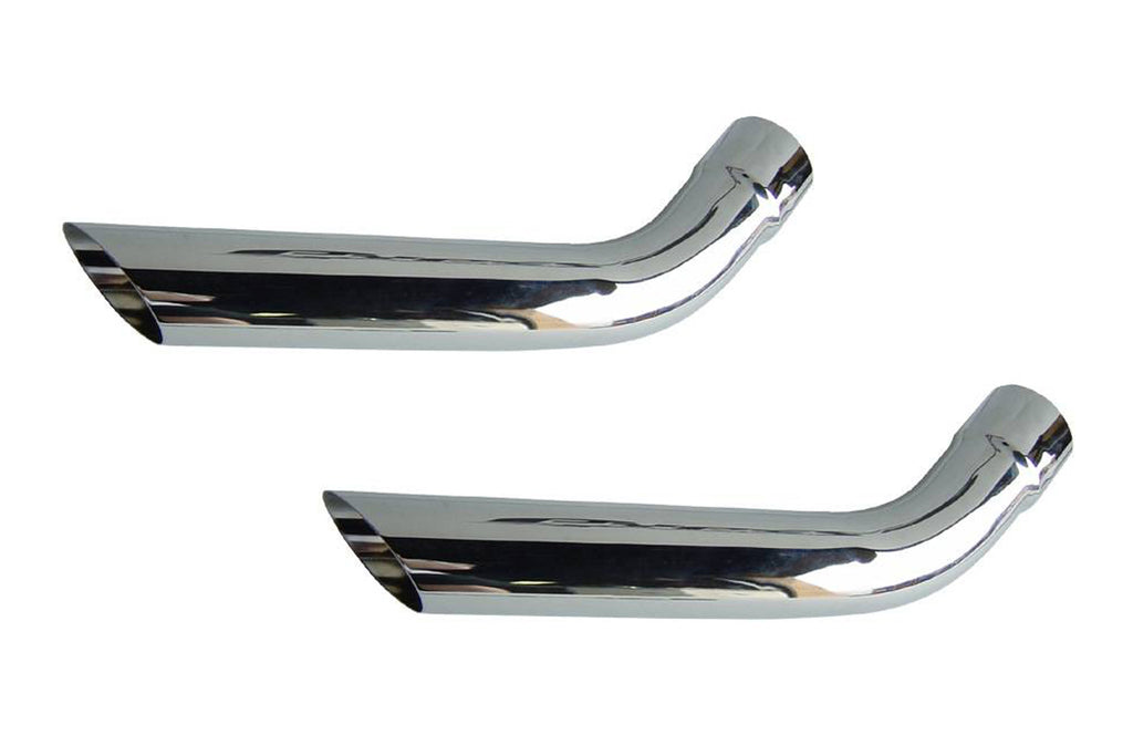 PYPES PERFORMANCE EXHAUST EVT59 Exhaust Tips Slip Fit 2.5in Pair (Short)
