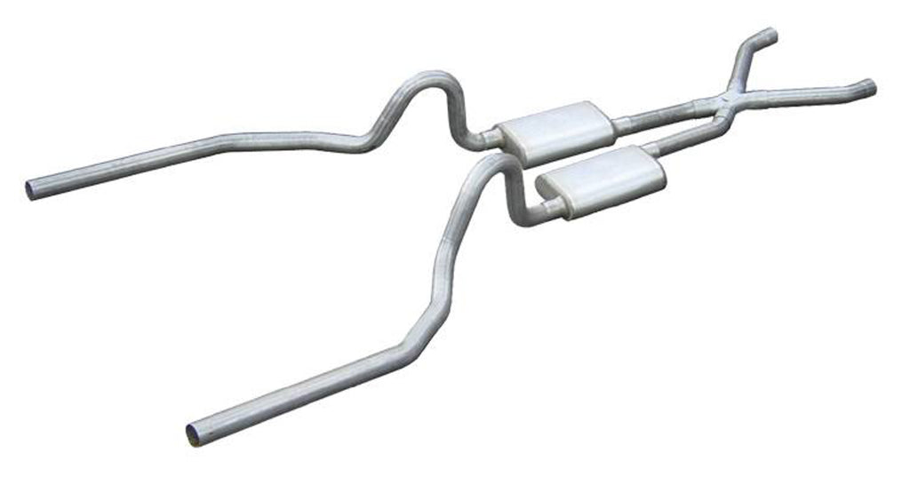 PYPES PERFORMANCE EXHAUST SFM03T 65-70 Mustang Crossmembe r Back Exhaust 2.5in