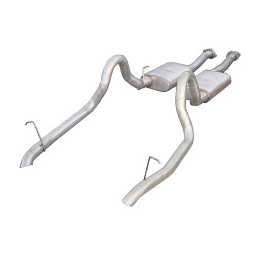 PYPES PERFORMANCE EXHAUST SFM10V 86-93 Mustang 5.0L 2.5in Exhaust System