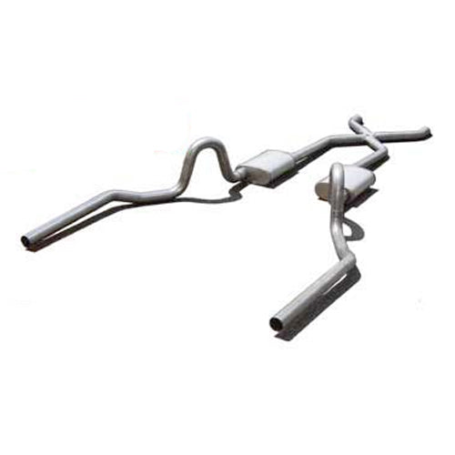PYPES PERFORMANCE EXHAUST SGA10S 64-72 A-Body 2.5in Exhaust System w/X-Pipe