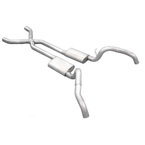 PYPES PERFORMANCE EXHAUST SGF60S 67-69 Camaro V8 2.5in Exhaust System w/X-Pipe