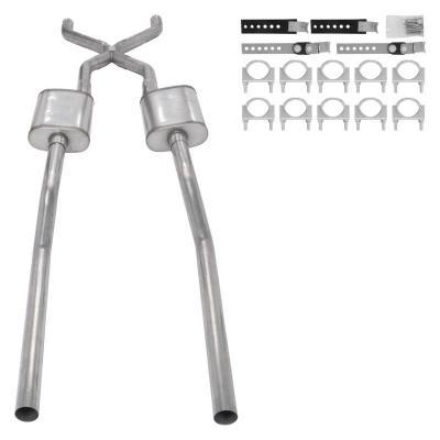 PYPES PERFORMANCE EXHAUST SGT77 55-59 GM 2WD Truck 2.5in Crossmember Back Exhaust