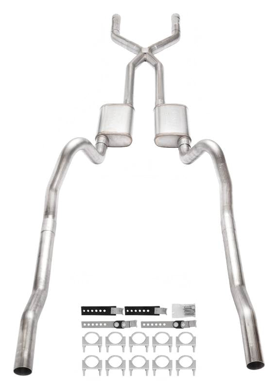 PYPES PERFORMANCE EXHAUST SMB13S 66-74 Mopar B-Body Crossmember Back Exhaust