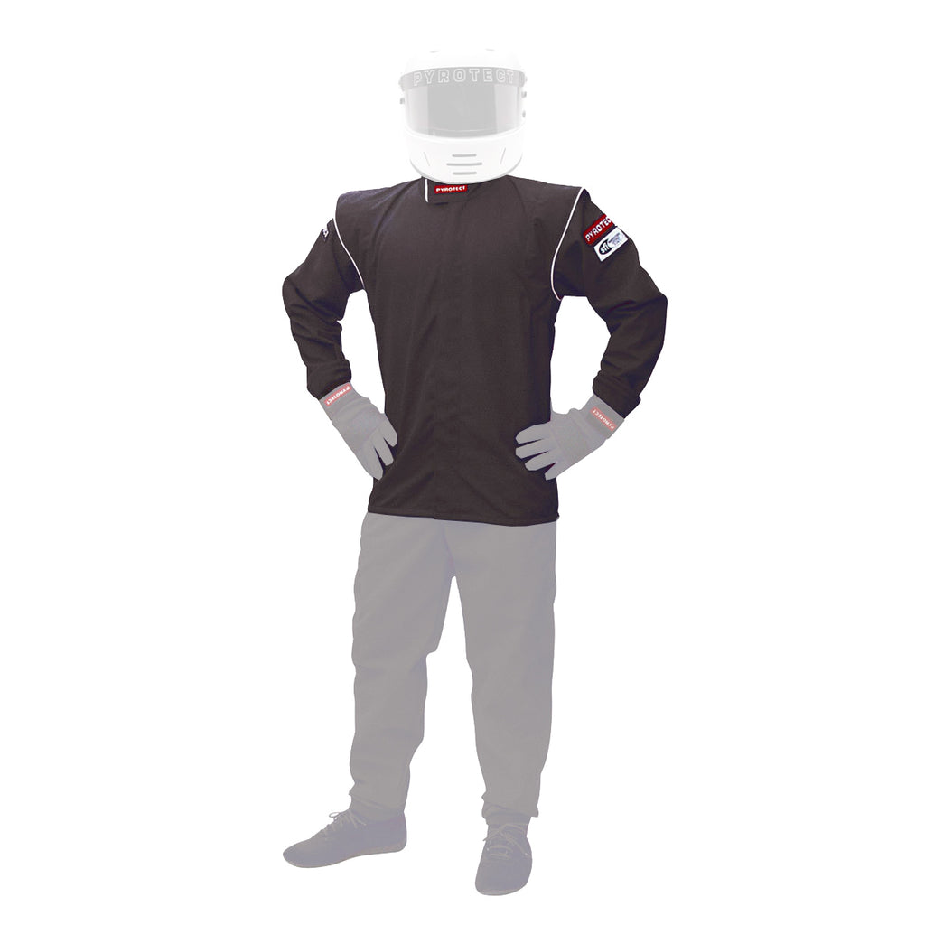 PYROTECT JJ100120 Jacket Junior Medium Black SFI-1