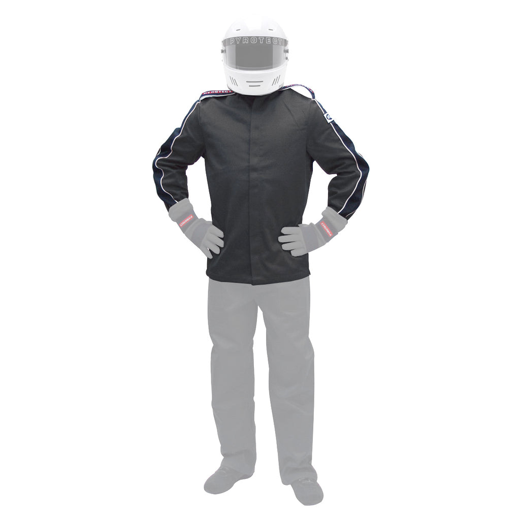 PYROTECT RJ100220 Jacket Deluxe Large Black SFI-1
