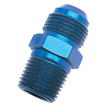 Load image into Gallery viewer, Performance--16-An-To-1In-Npt-Straight-Flare-To-Pipe-(Blue)