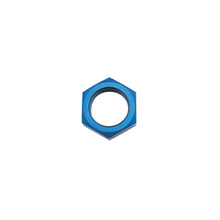 Load image into Gallery viewer, Performance--3-An-Bulkhead-Nuts-38In--24-Thread-Size-(Blue)