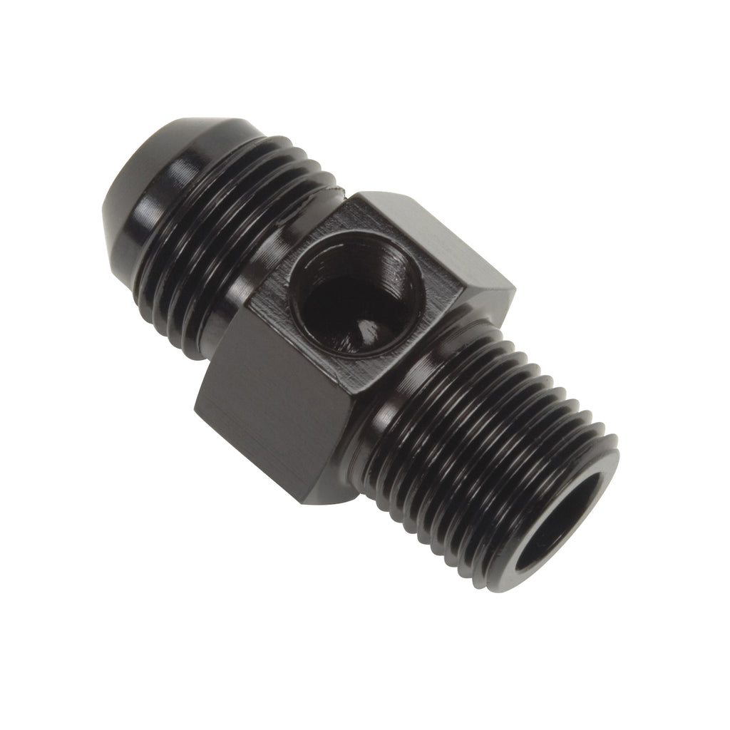 Performance--6-An-Flare-To-38In-Pipe-Pressure-Adapter-(Black)