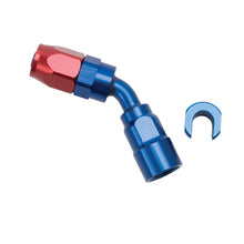 Load image into Gallery viewer, Performance-516In-Sae-Quick-Disc-Female-To--6-Hose-RedBlue-45-Degree-Hose-End