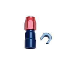 Load image into Gallery viewer, Performance-516In-Sae-Quick-Disc-Female-To--6-Hose-RedBlue-Straight-Degree-Hose-End